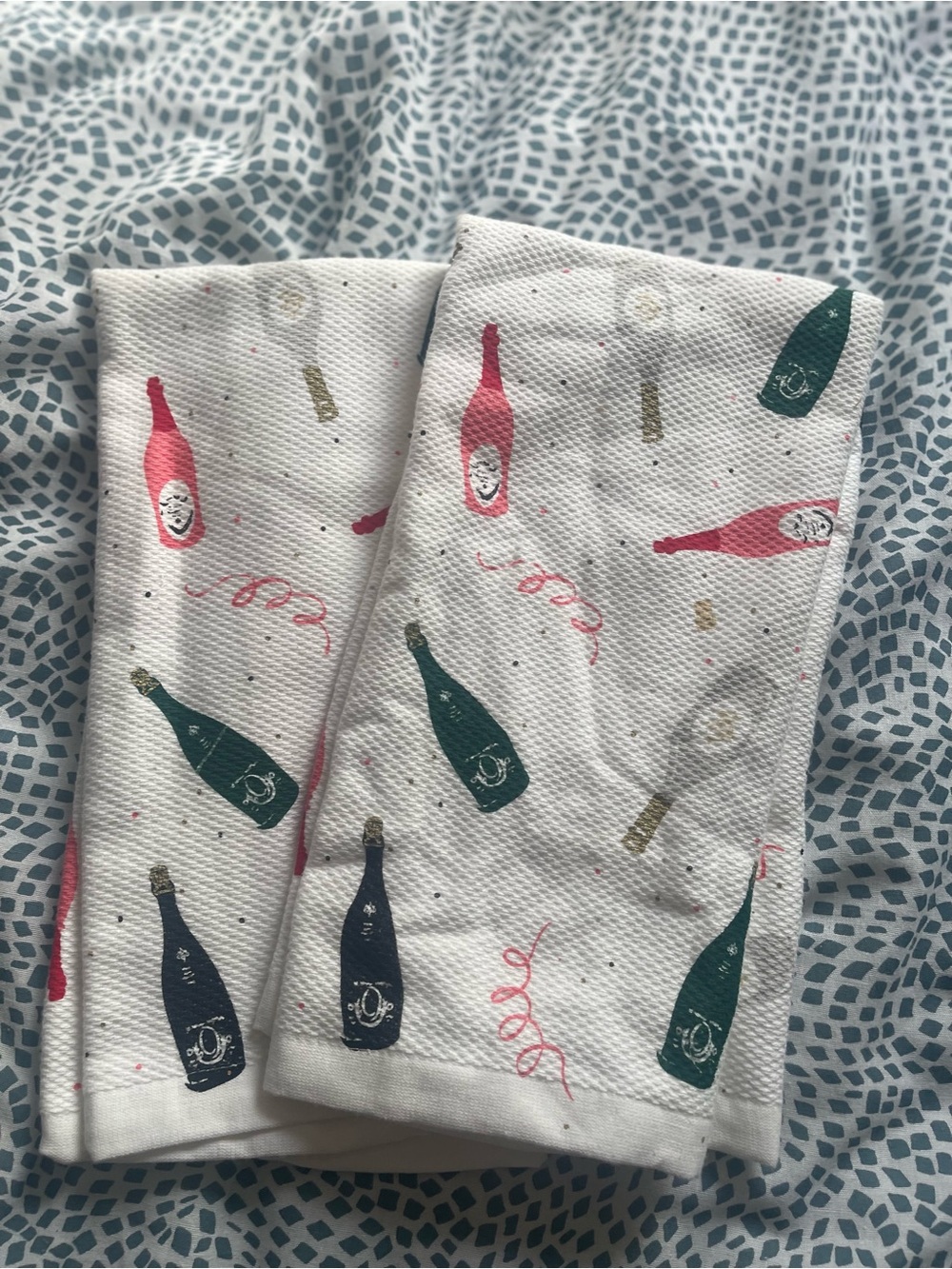 kate spade CHEERS kitchen towels